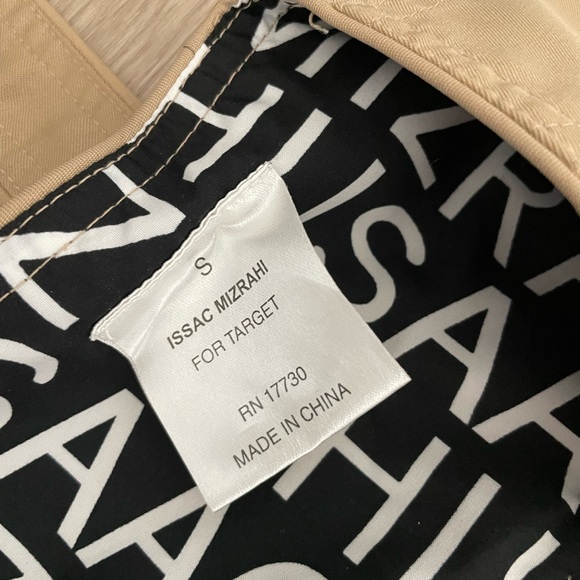 Isaac Mizrahi x Target Dog Trench Coat Small Beige Belted - Picture 3 of 3